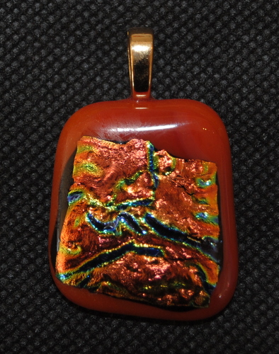 Fused Glass Pendant- Connie Orr