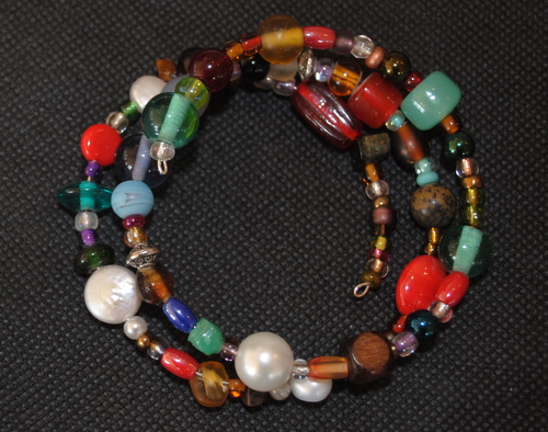 Multi-Colored Wire Bracelet