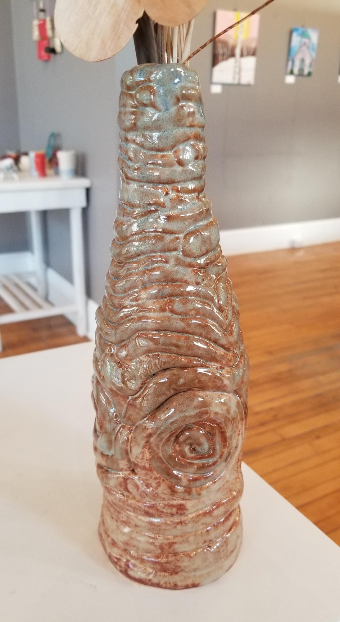 Coiled Flower Vase