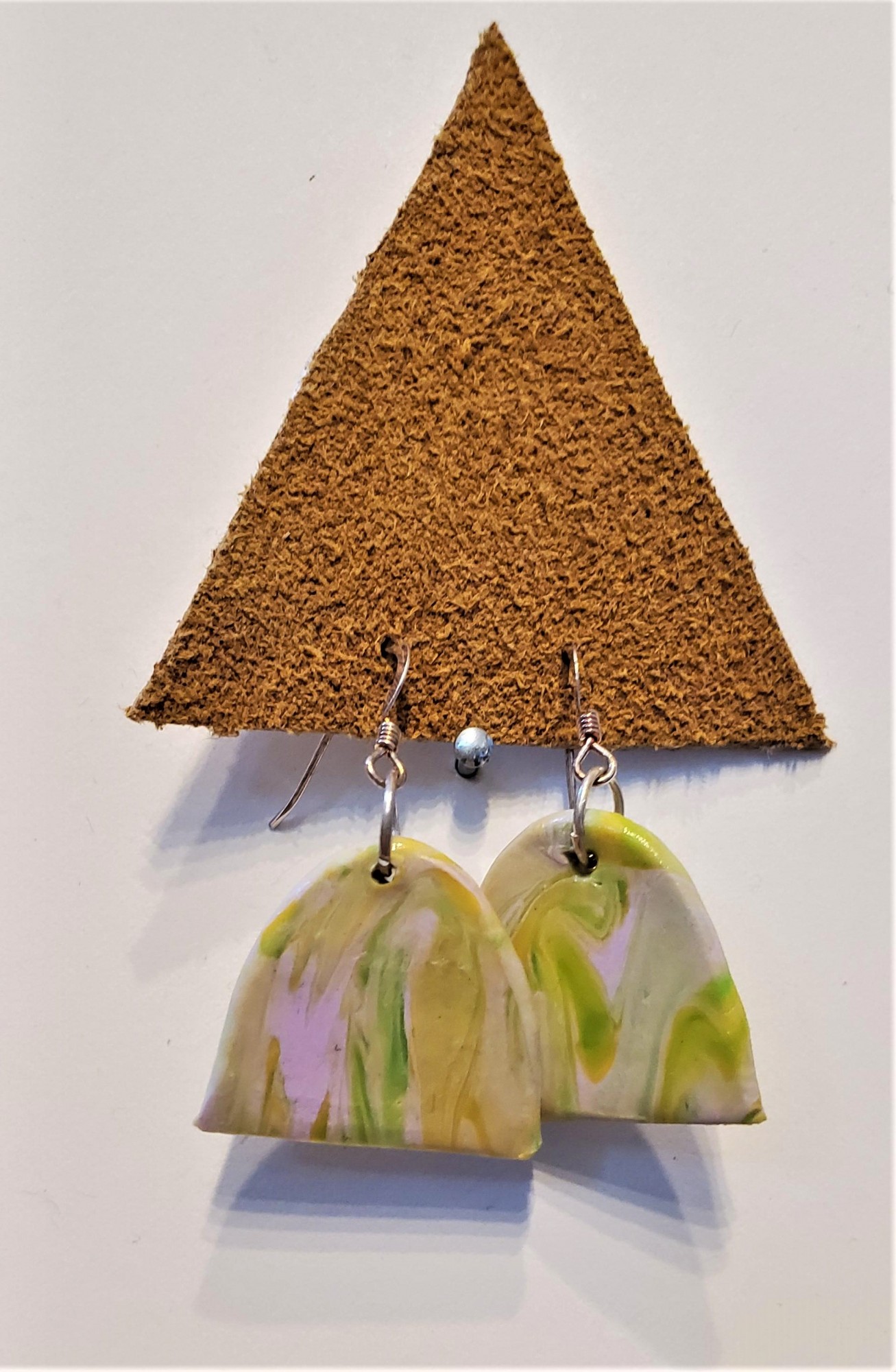 Marbled Polymer Clay Earrings