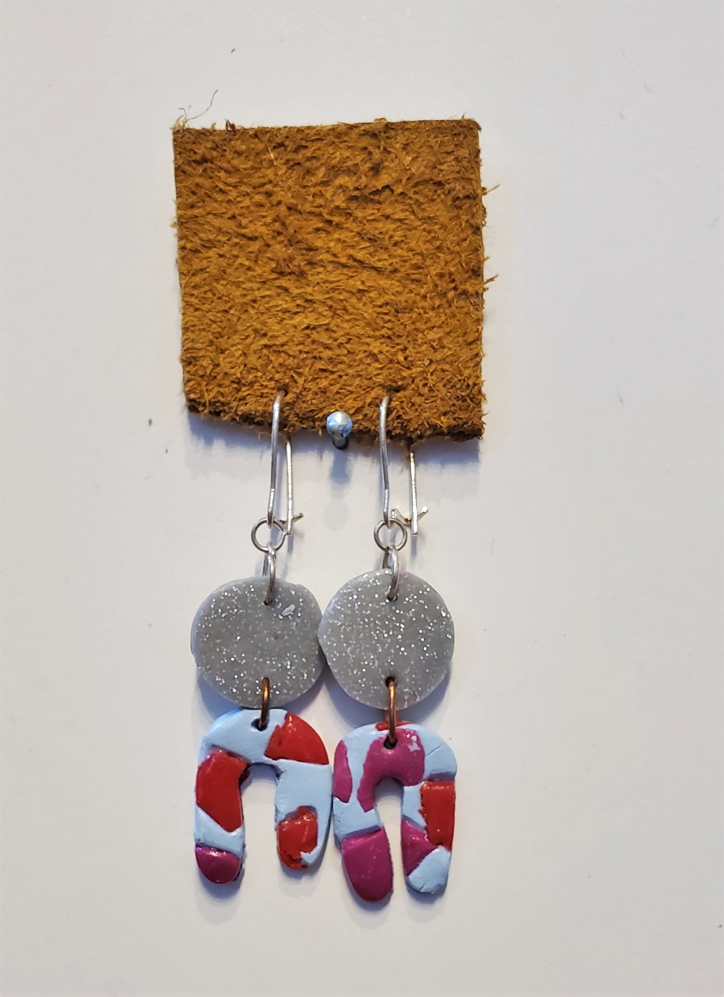 Two Tier  Polymer Clay Earrings