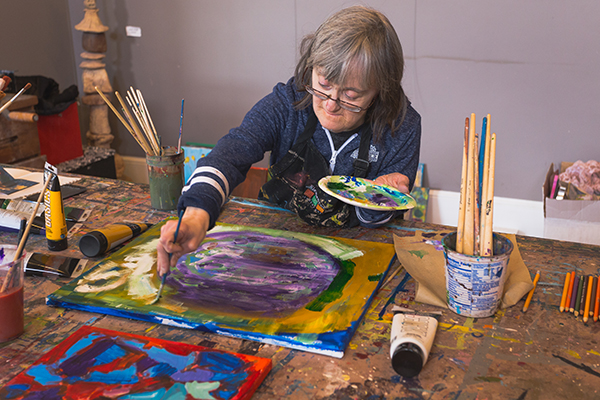 Artist at work - Element of Art Studio